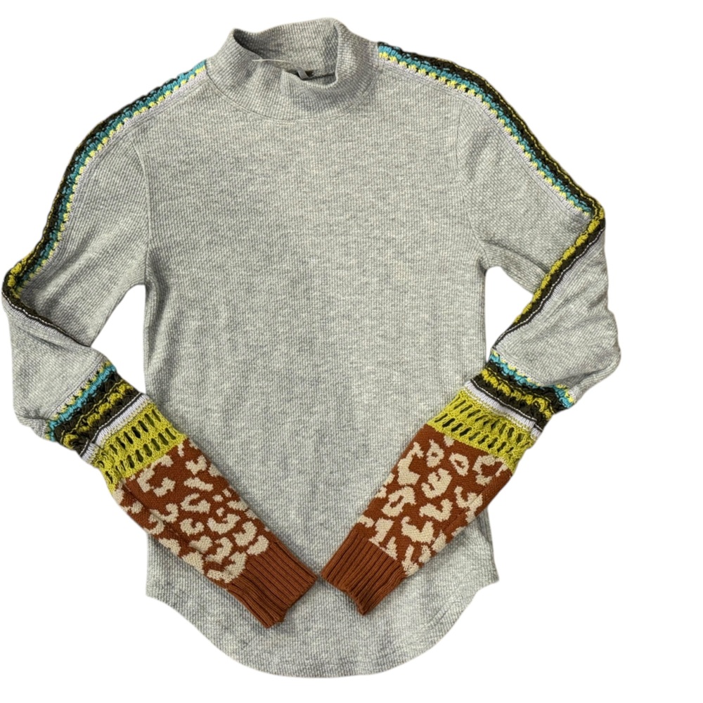 Free People Multicolor Patterned Women's Sweater Size Small